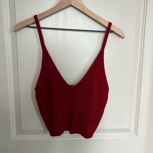 Shein Crop Sweater Cami